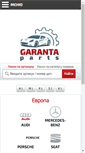 Mobile Screenshot of garantaparts.com